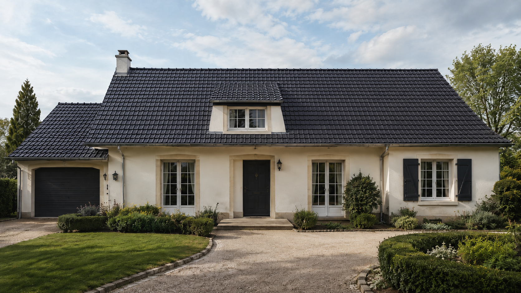 Après — toiture rénovée